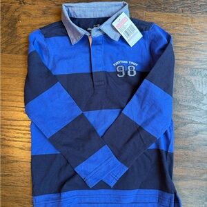 Vineyard Vines Kids Navy and Blue Polo